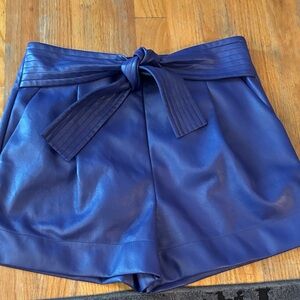 Elegant Blue Women's Shorts
